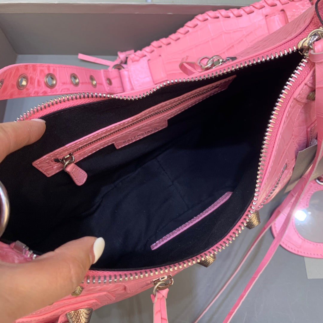 Balen Le Cagole XS Shoulder Bag In Pink, For Women, Bags 13in/33cm 67130723EBY5812