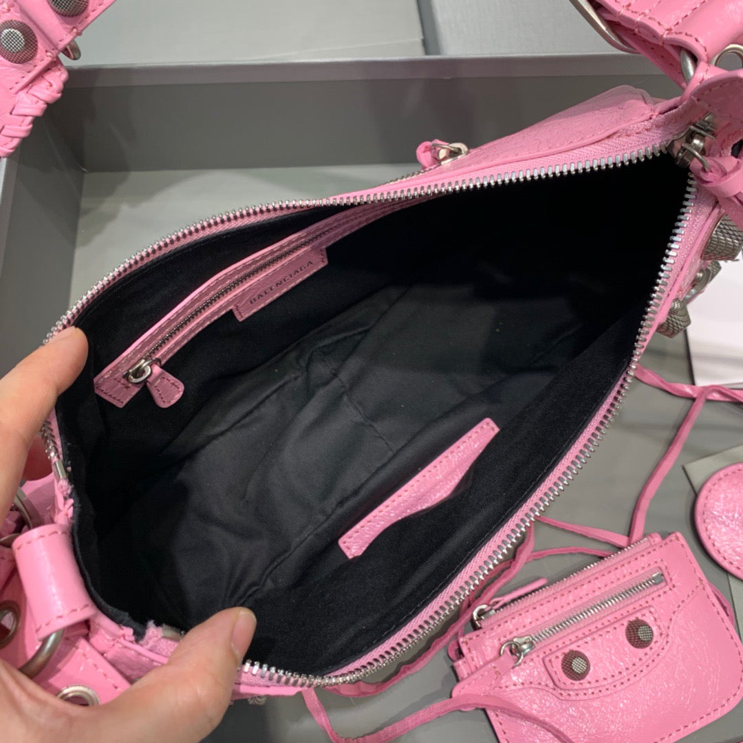 Balen Le Cagole XS Shoulder Bag In Pink, For Women, Bags 13in/33cm