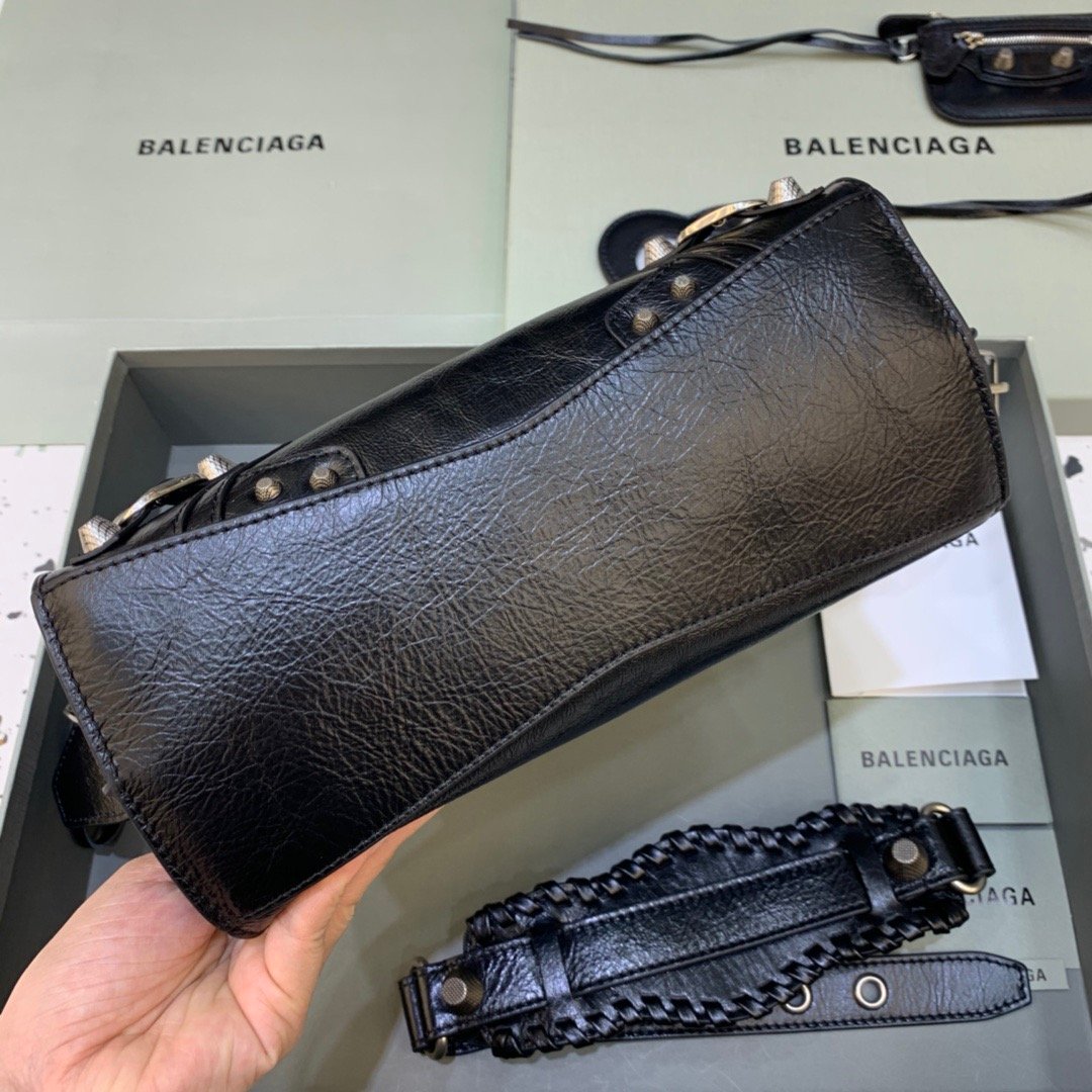 Balen Neo Cagole XS Handbag In Black, For Women, Bags 10.2in/26cm 700940210B01000