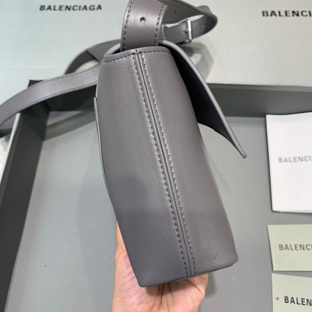 Balen Downtown XS Shoulder Bag In Gray, For Women, Bags 10in/25cm