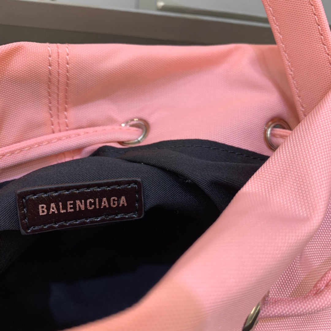 Balen Le Cagole Medium Bucket Bag In Light Pink, For Women, Bags 11.8in/30cm