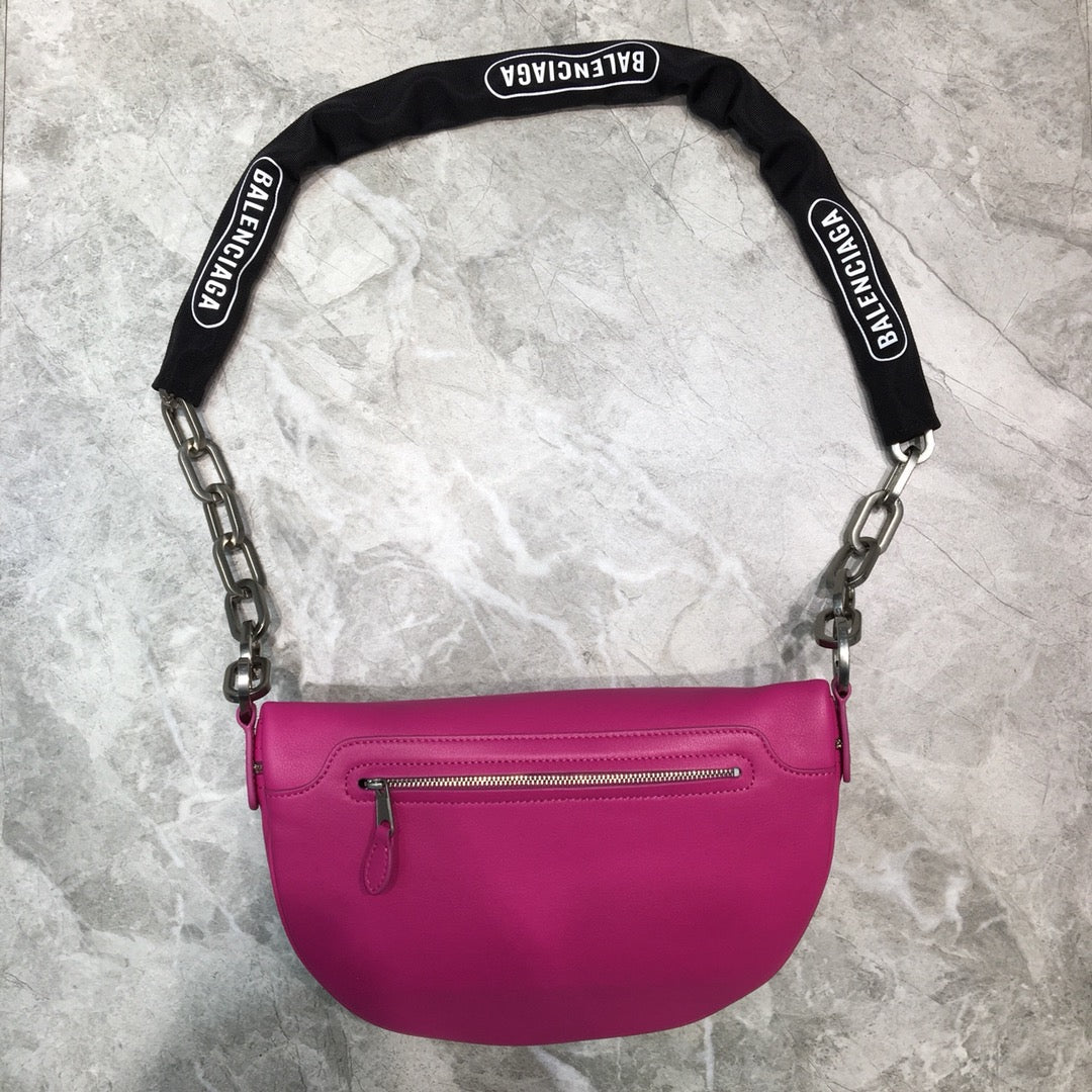 Balen Souvenir XXS Belt Bag In Dark Pink, For Women, Bags 11.8in/30cm