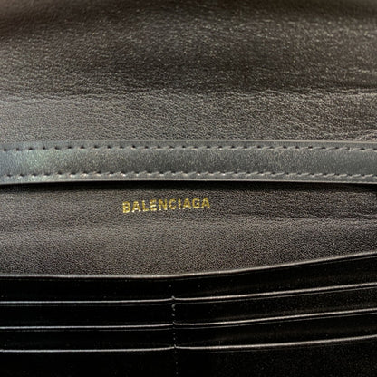 Balen Hourglass Wallet Bag In Black, For Women,  Bags 8in/20cm