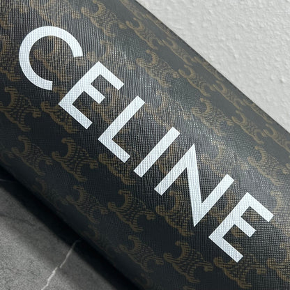CE Cylinder Bag In Triomphe Canvas Tan For Women 9in/22cm 110052EJF.04LI