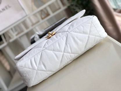 CHL 19 Maxi HandBag White For Women, Women’s Bags, Shoulder And Crossbody Bags 14in/36cm AS1162
