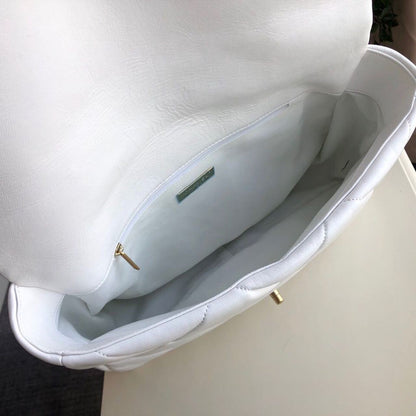 CHL 19 Maxi HandBag White For Women, Women’s Bags, Shoulder And Crossbody Bags 14in/36cm AS1162