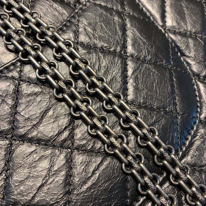 CHL 2.55 Handbag Silver Hardware Black For Women, Women’s Bags, Shoulder And Crossbody 11in/28cm A37586