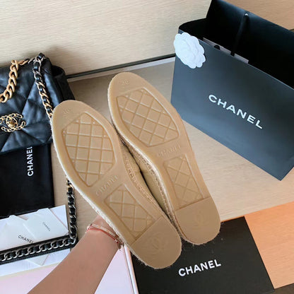 CHL BEIGE/BLACK ESPADRILLES