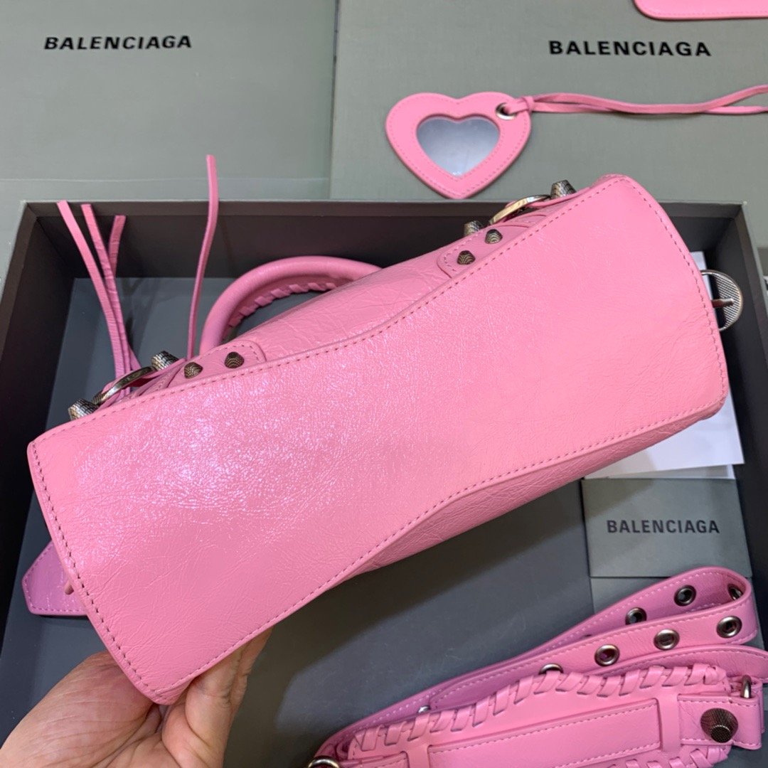 Balen Neo Cagole XS Handbag In Pink, For Women,  Bags 10.2in/26cm 700940210B05812