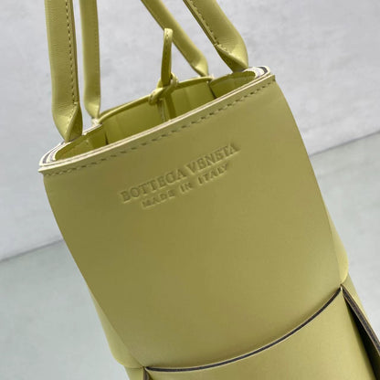 BV Small Arco Tote Bag Yellow, For Women, Bags 14.2in/36cm
