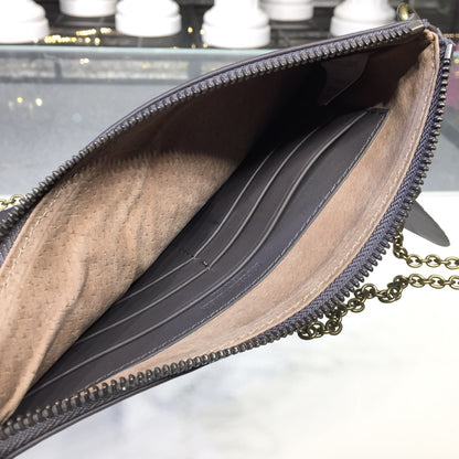 BV Chain Shoulder Bag Gray, For Women, Women’s Bags 9.6in/24.5cm