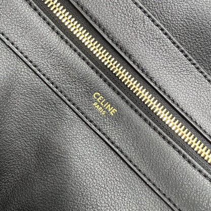 CE Medium Leandre Bag In Supple Black For Women 14in/35cm 197263DV7.38NO