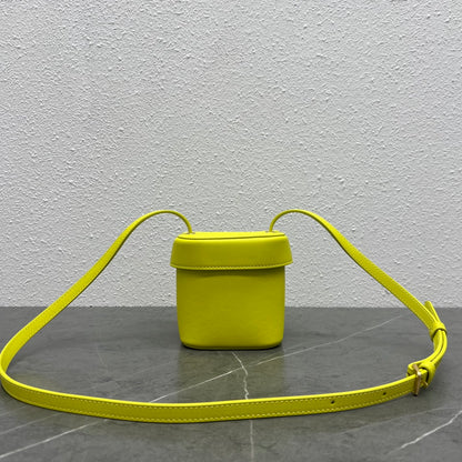 CE Small Box Cuir Triomphe Yellow For Women 4in/11cm 