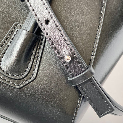 gv Mini Antigona Lock Bag Black For Women, Handbags, Shoulder Bags 8.7in/22cm GVC