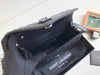 YSSL Envelope Small Bag In Mix Matelassé Grain De Poudre Black For Women 8.2in/21cm YSL 600195BOW981000