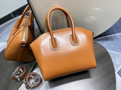 gv Mini Antigona Sport Bag Caramel Brown For Women, Handbags, Shoulder Bags 8.7in/22cm GVC