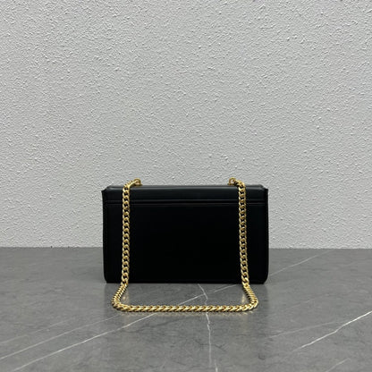 CE Chain Box Triomphe Bag Black For Women 9in/22cm 110803BF4.38NO