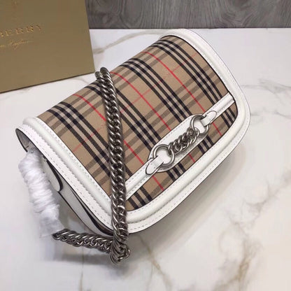 BB 1983 Check LiNike Bag White For Women, Bags 9in/23cm