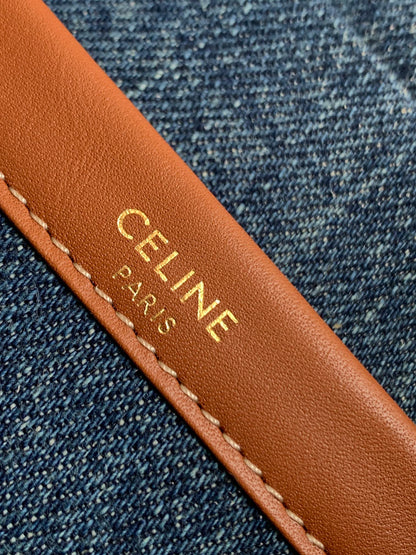 CE Small Denim Tote For Women 11.4in/29cm