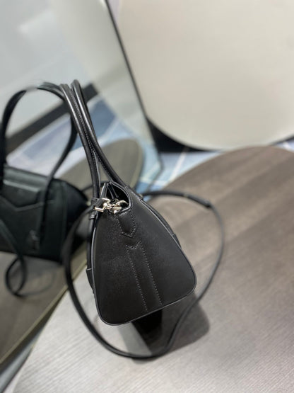 gv Mini Antigona Lock Bag Black For Women, Handbags, Shoulder Bags 8.7in/22cm GVC