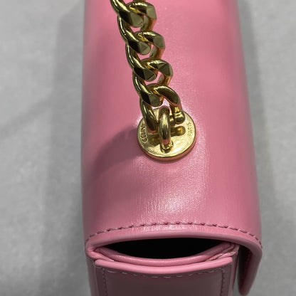 CE CHAIN SHOULDER BAG TRIOMPHE IN TRIOMPHE CANVAS PINK
