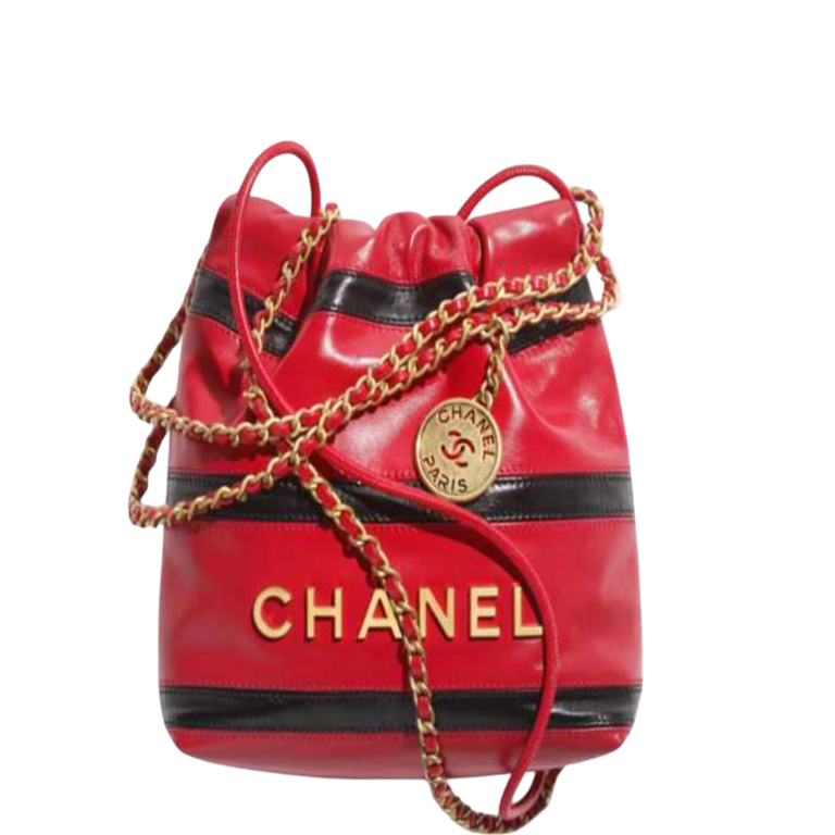 CHL 22 MINI BAG RED AND BLACK 7.8 INCHES/20 CM