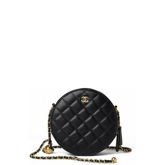 CHL CLUTCH WITH CHAIN IN BLACK 17.5CM