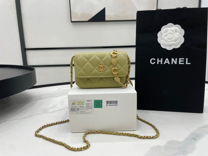 CHL Classic Distressed Green For Women, Women’s Bags 4.7in/12cm