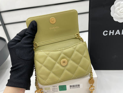 CHL Classic Distressed Green For Women, Women’s Bags 4.7in/12cm