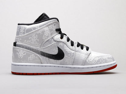 FC - AJ1 Edison Chen White Silk