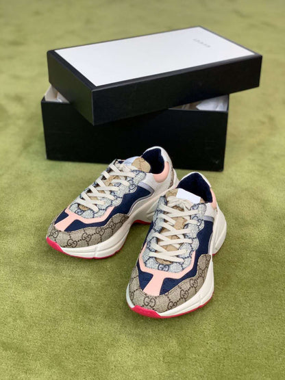 FC-GCI Rhyton GG Brown Pink Sneaker 046