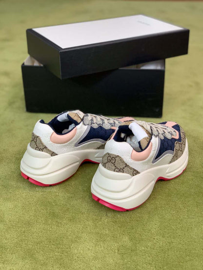 FC-GCI Rhyton GG Brown Pink Sneaker 046