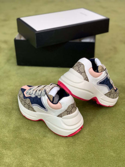 FC-GCI Rhyton GG Brown Pink Sneaker 046