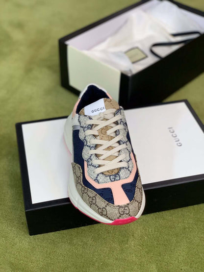 FC-GCI Rhyton GG Brown Pink Sneaker 046